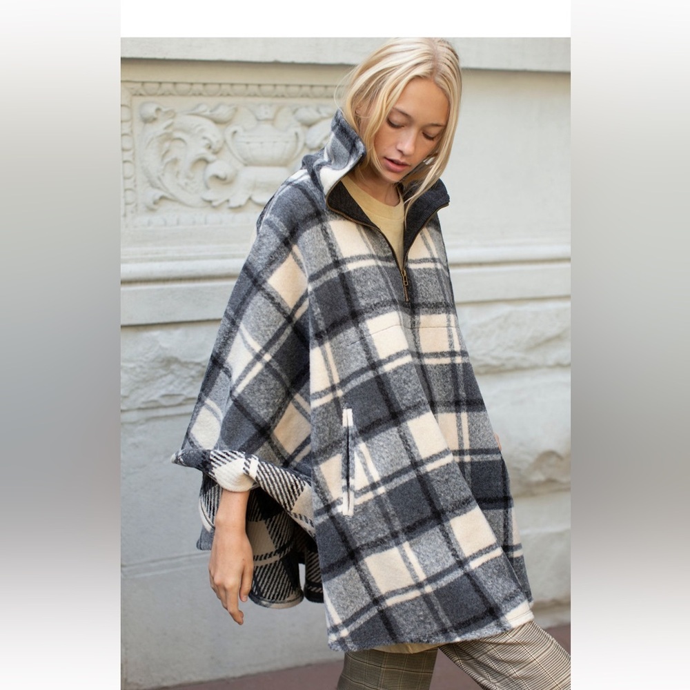 Free people poncho OS (runs large) nwt
